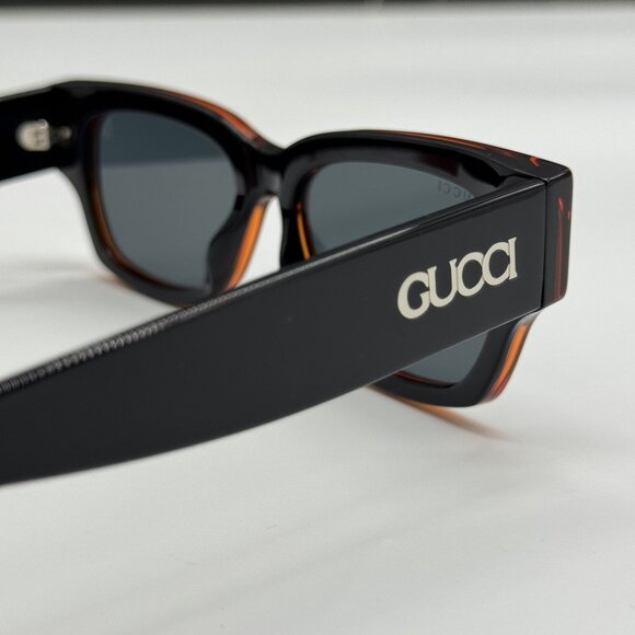 NEW GUCCI GG1794S 003 BLACK GRAY UNISEX SUNGLASSES - Picture 5 of 9